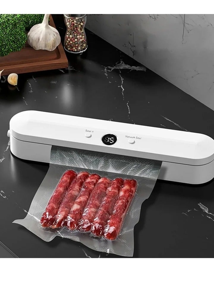 Vacuum Sealer Food Vacuum Sealer Machine Automatic Food Vacuum Sealer for Food Preservation Sealing Packing System Fresh Modes for All Saving needs Easy - Image 2
