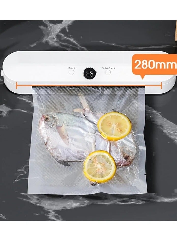 Vacuum Sealer Food Vacuum Sealer Machine Automatic Food Vacuum Sealer for Food Preservation Sealing Packing System Fresh Modes for All Saving needs Easy - Image 5