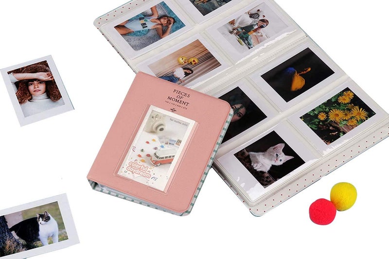 Stela [Instax Mini 64 Page Photo Album] Pieces of Moment Book Album Compatible for Films of Fujiflm Instax Mini 7s 8 8+ 9 25 26 50s 70 90 10 11 30 55 20 50 7 LiPlay & Hello Kitty (Pink) - Image 5