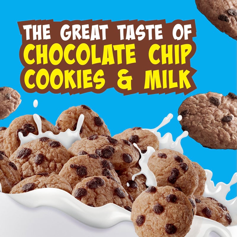 Cookie Crisp Breakfast Cereal, Chocolate Chip Cookie Taste, Made with Whole Grain, Family Size, 18.3 oz - Image 3