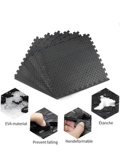 GROIC 12 Pack Puzzle Exercise Floor Mat, EVA Foam Mats with Interlocking Floor Tiles, 12'' x 12'' Foam Gym Mat, Protective Flooring Mats Interlocking for Home and Gym Equipment  - Image 4