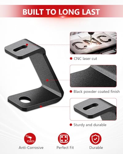 NORTHYUN F150 Ditch Light Brackets Hood LED Light Mount Bracket A-Pillar Pod Lights Mount Compatible with F150 Raptor 2017-2023 F150 2015-2023 - Image 5