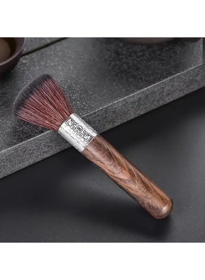 Wooden Coffee Cleaning Brush Professional Barista Tool For Grinders And Filter Makers - Image 1