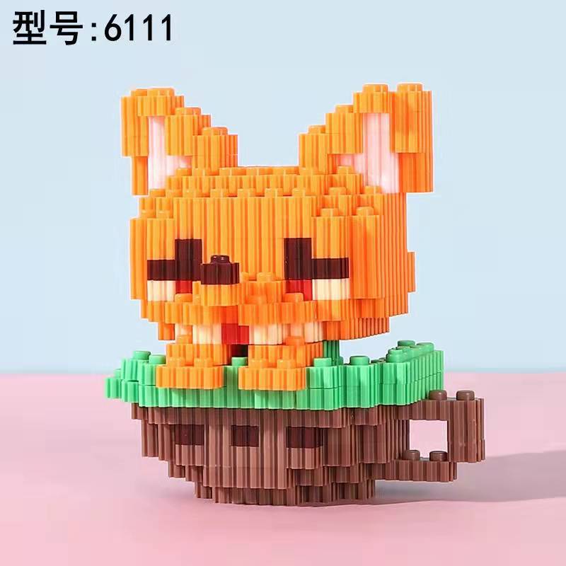 Compatible Small Particle Building Blocks Set - Educational Toy for Kids (400-800 Pieces) - Image 1