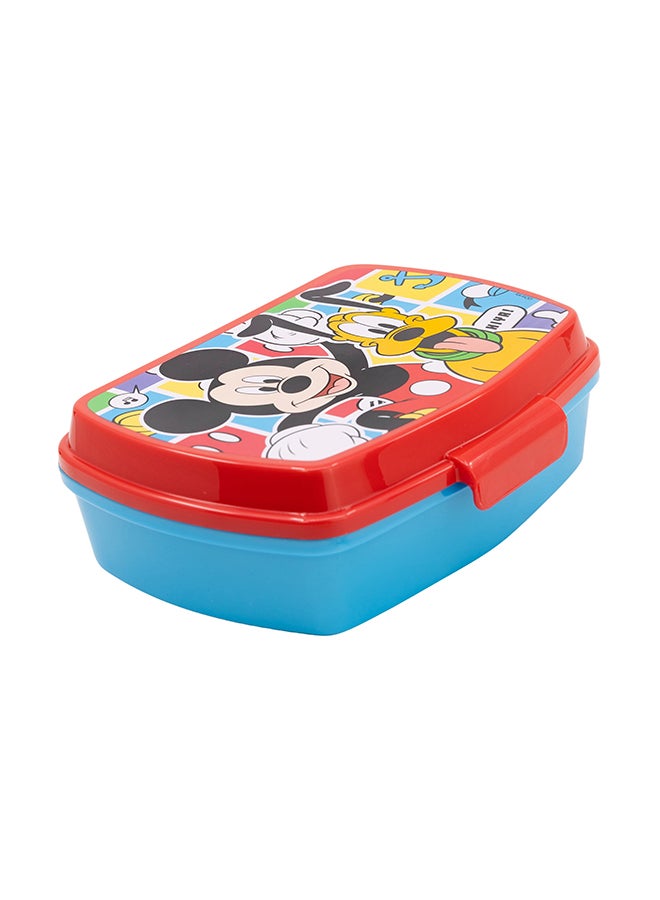 STOR Mickey Mouse Kids Lunch Box Sandwich box with Easy Lock Mechanism  - Image 1