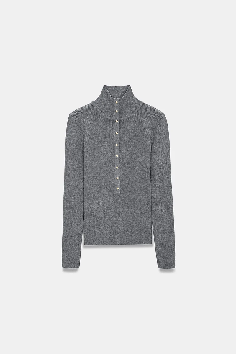 Dilvin Charcoal Grey DILVIN Women's Sweater for Women | Best Price UAE