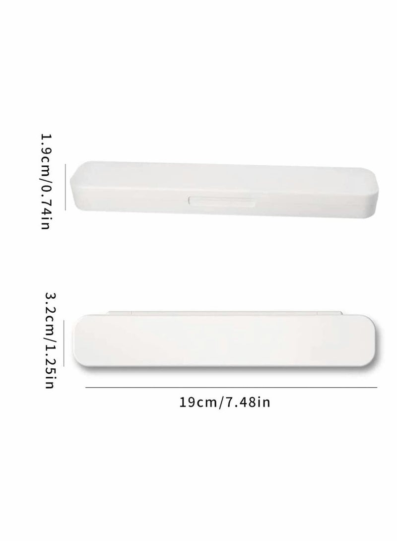 كاست ويف حافظة قلم اللمس المتوافقة مع قلم أبل الجيل 1 و 2 مع فتحات تخزين للرؤوس الإضافية، الأغطية ومحول الشحن للقلم مع غطاء (10ملم، ... - Image 2