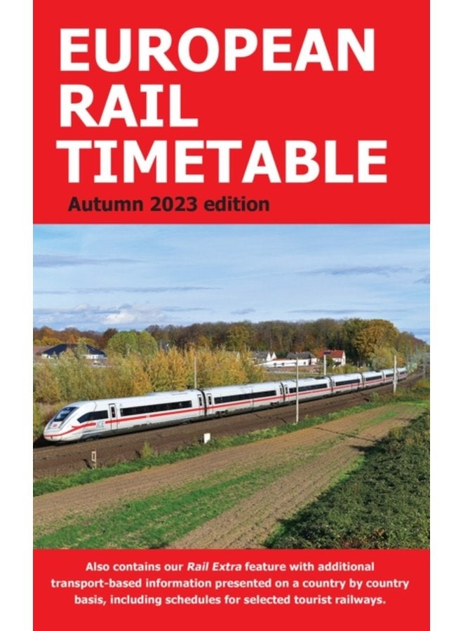 European Rail Timetable Autumn 2023 - Paperback