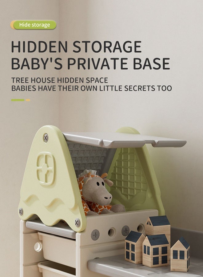 XIANGYU PTY11601 Plastic Baby Bookshelf Kids Toys Store Cabinet Indoor Bedroom Furniture Set Modern Toy Storage - Image 3