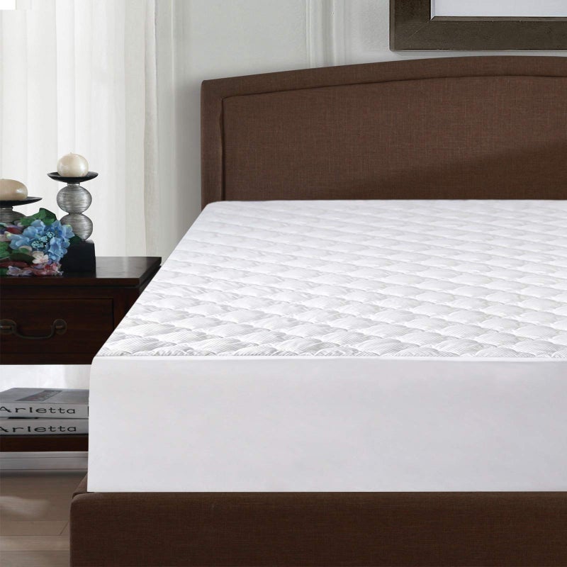 Moonsea Twin Mattress Pad Cover Air Mattress Topper, Pillow Top Twin Size Quilted Fitted Mattress Protector for Kids, Super Soft Breathable and Noiseless Down Alternative Fiber (15-23'' Deep Pocket) - Image 5