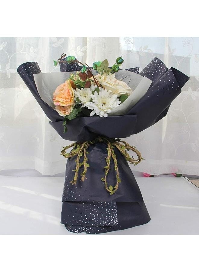 yongsheng 10M Width Wax Cord With Leaves Artificial Vine Fake Plant Wedding-Well Leaf Ribbon, 6 Twine Ribbon with Artificial Leaves for Crafts, Wedding, Jungle Safari Party, Home Decorations  - Image 4
