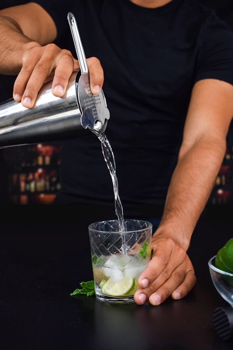 TheBarsentials Cocktail Strainer Set Stainless Steel Bar Tool with Stirring Spoon - Hawthorne Strainer, Julep Strainer, Fine-Mesh Strainer/Sifter - Image 3