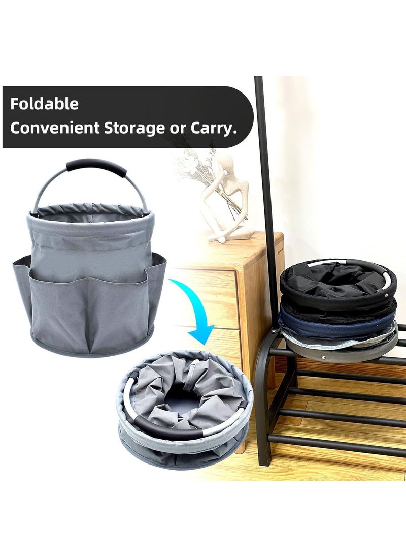 Hihonor Gardening Storage Tote, Garden Tool Bag, Multifunctional Storage Bag for Outdoor Picnic Organizer | Car Cleaning Storage | Garden Tool Kit Holder (Grey)  - Image 4