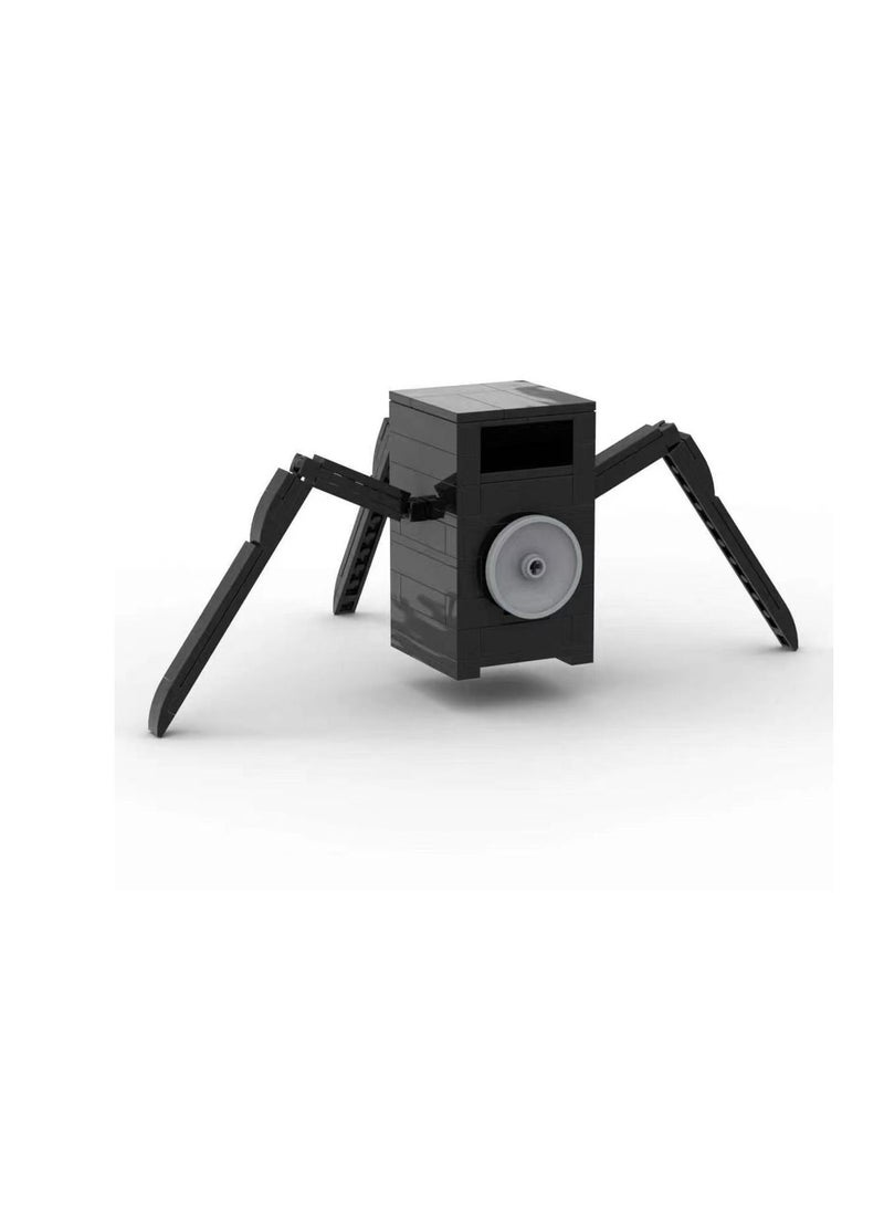 Skibidi المرحاض رجل لعبة اللبنات مجموعة 104pcs العنكبوت لعبة الصوت أفكار اللعب معركة الرعب لعبة نموذج أفكار اللعب هدايا للكبار والأطفال - Image 5