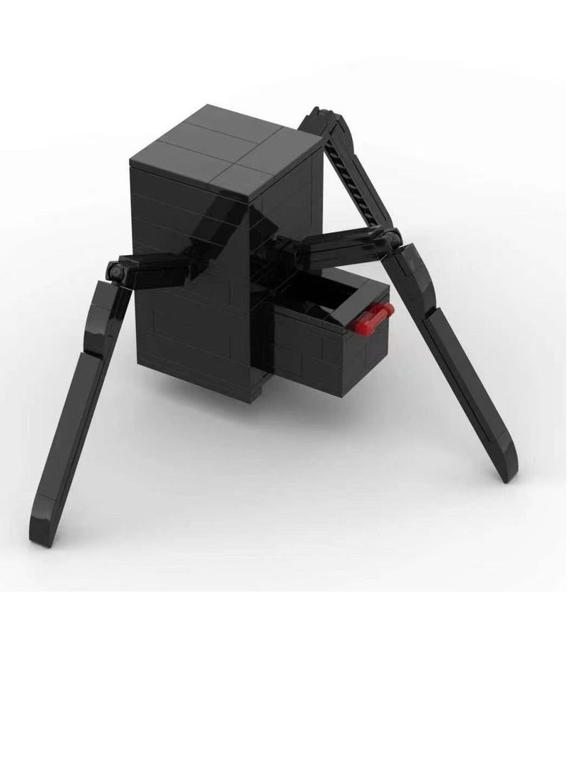 Skibidi المرحاض رجل لعبة اللبنات مجموعة 104pcs العنكبوت لعبة الصوت أفكار اللعب معركة الرعب لعبة نموذج أفكار اللعب هدايا للكبار والأطفال - Image 3