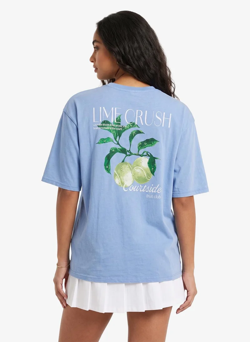 Only  Onlshania Life Short Sleeve Print Top for Women | Best Price UAE
