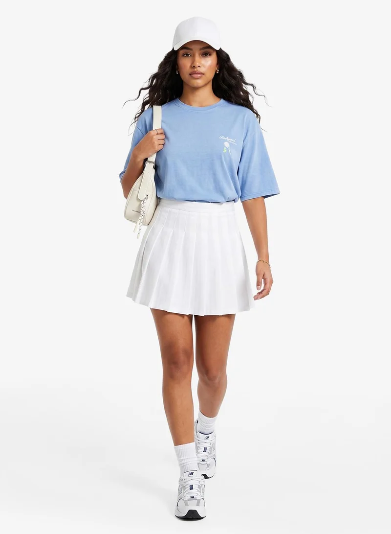 Only  Onlshania Life Short Sleeve Print Top for Women | Best Price UAE