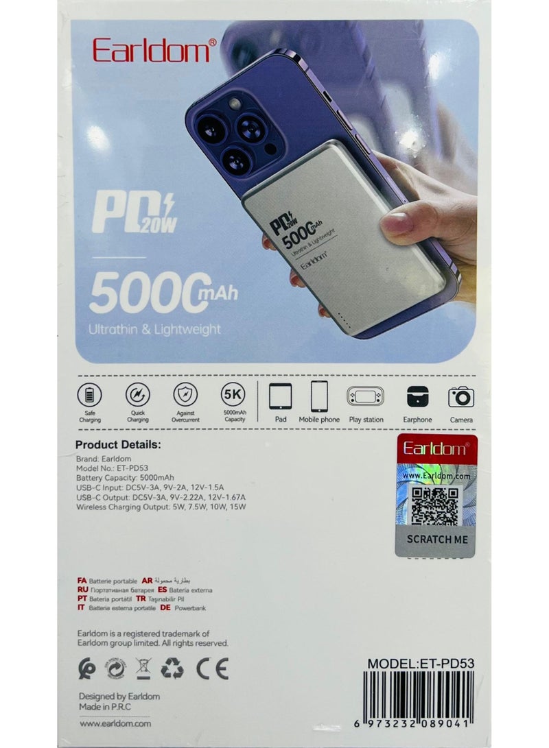 أيرلدوم بانك طاقة MAG-SAFE PD سعة 5000 مللي أمبير - Image 2