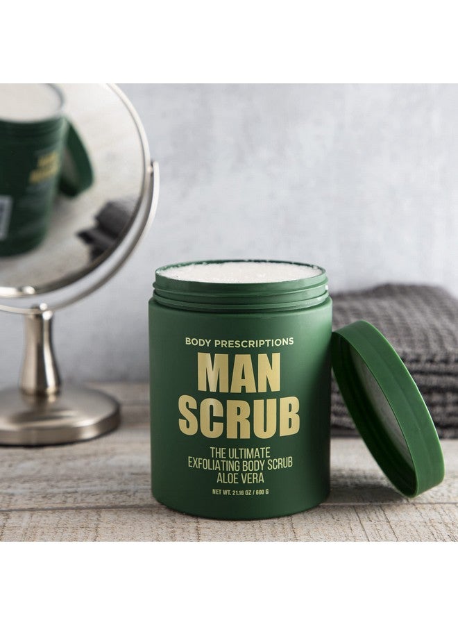 بودي بريسكريبشنز مقشر الجسم للرجال من بودي بريسكشنز - غسول تنظيف البشرة المثالي في وعاء بغطاء دوار، مناسب لجميع أنواع البشرة، 21 أونصة (عبوة من 4 قطع)، عبوة كومبو - Image 4
