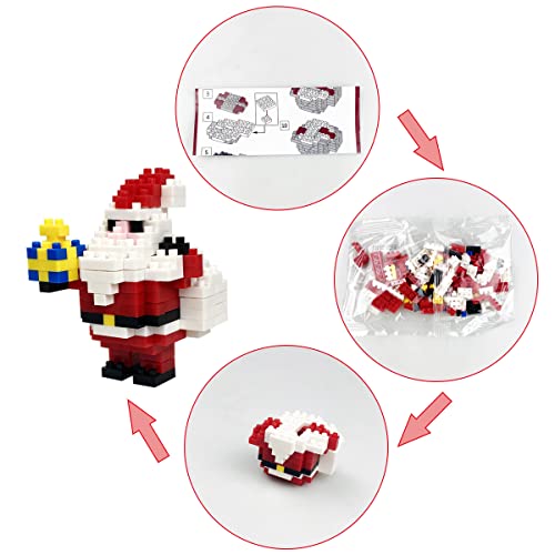 Pinkiwine 4 Pack Christmas Building Block Toys for Kids Boys Girls Teens Christmas Stocking Stuffers Gifts - Image 5