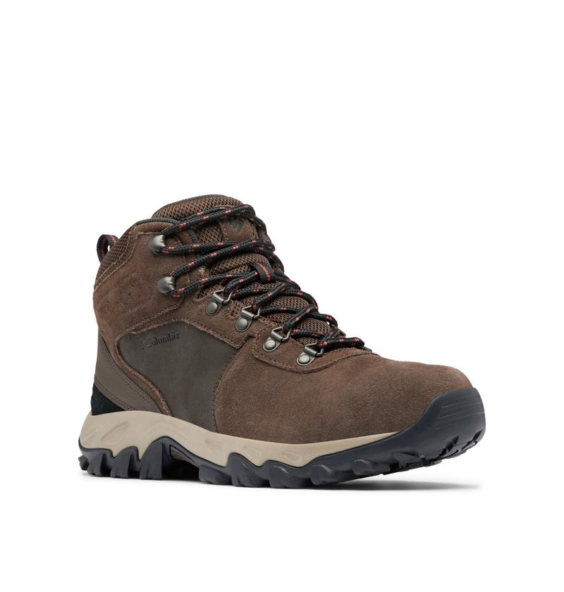 Columbia Mens Newton Ridge Plus II Suede Waterproof CordovanSpice 85