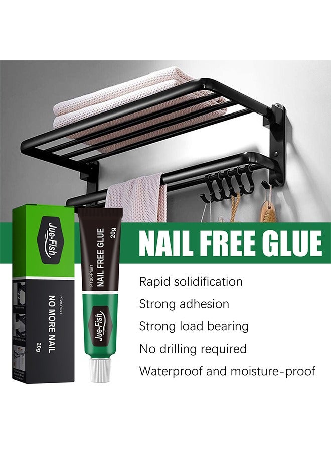 All-purpose Glue 20g,Nail-free Glue Adhesive Sealant,Nail-Free Glue Waterproof Adhesive Sealant, Multifunctional Adhesive Glue Universal Strong Plastic Glue for Resin Ceramic Metal Glass - Image 5