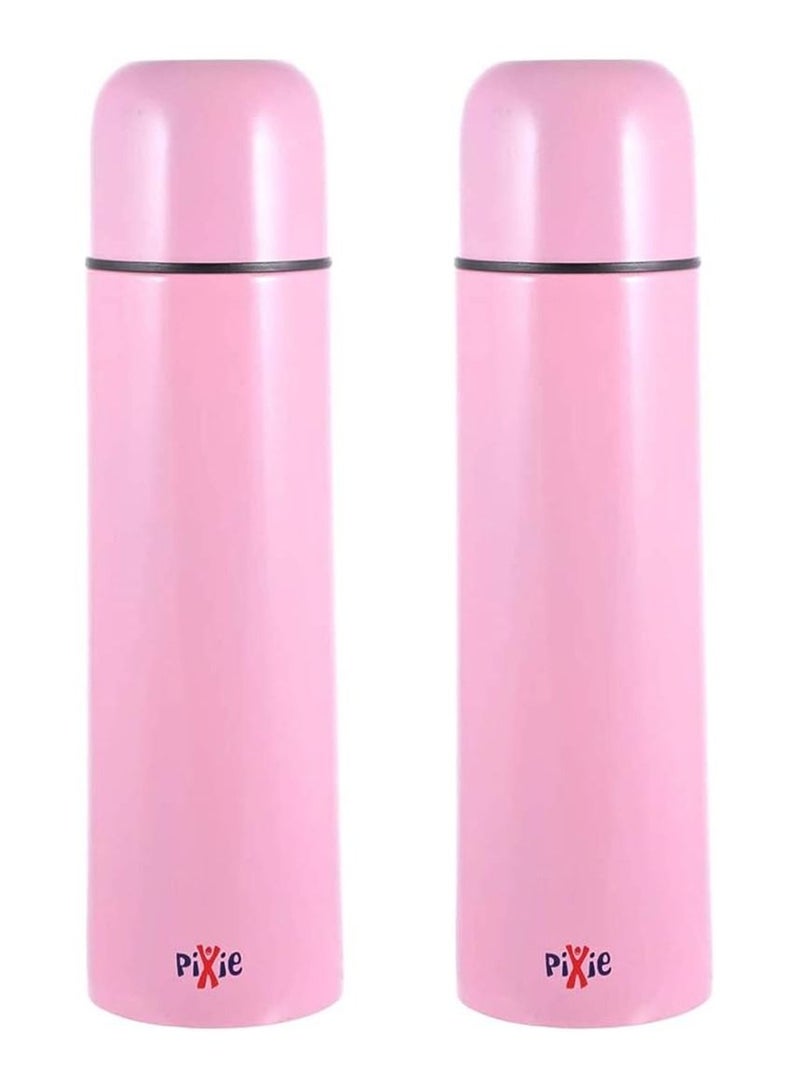 Pixie  Thermo 750 ML (Pink ) (Pack of 2) - Image 1