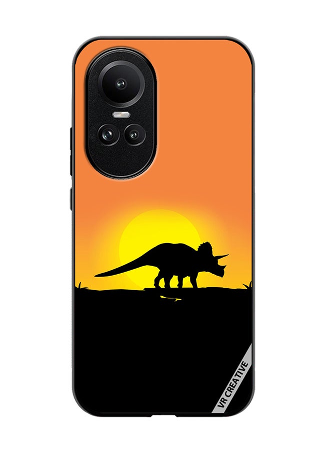 VR CREATIVE Protective Case Cover For Oppo Reno 10 Pro Dinosaur Design Multicolour - Image 1