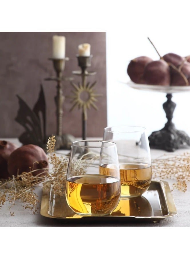 LAV طقم أكواب غايا 3 قطع سعة 475 مل - شفاف - Image 4