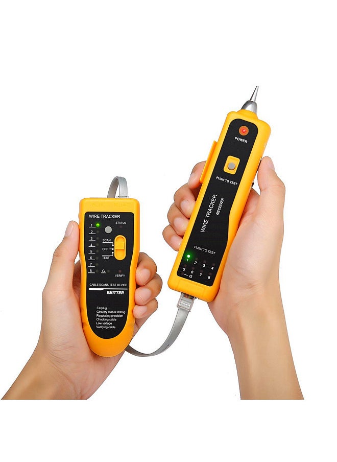 Generic - JW-360 Network Telephone Line Finder Multi-purpose Network Signal Wire Finder Network Line Checking Instrument Cable Detector Line Meter Line Finder Tester - Image 1