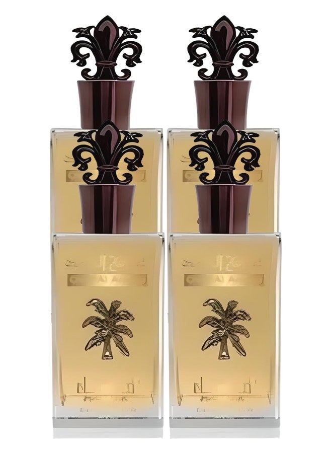 مناسك 4 قطع عطر عود العراقة للرجال 100 مل - Image 1