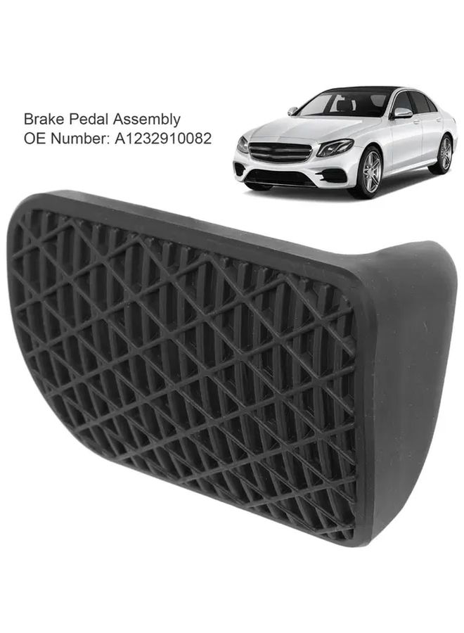 Black Brake Pedal Stop Pad Rubber Assembly Cover Replacement For Mercedes W124 W123 SL GL CLS Class - Image 1