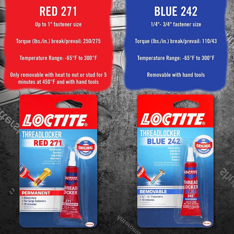 Loctite Threadlocker Blue 242 - Removable Thread Lock Glue for Nuts, Bolts, & Fasteners, Medium Strength Screw Glue to Prevent Loosening & Corrosion - 6 ml, 12 Pack - Image 5