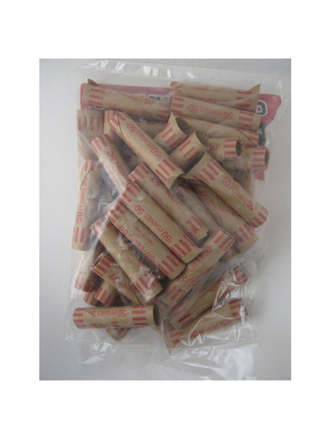 اي تي بي 72 قطعة من أنابيب العملات الورقية المُشكَّلة مسبقًا، عداد لفة بنسات واحدة، 1 سنت - Image 2