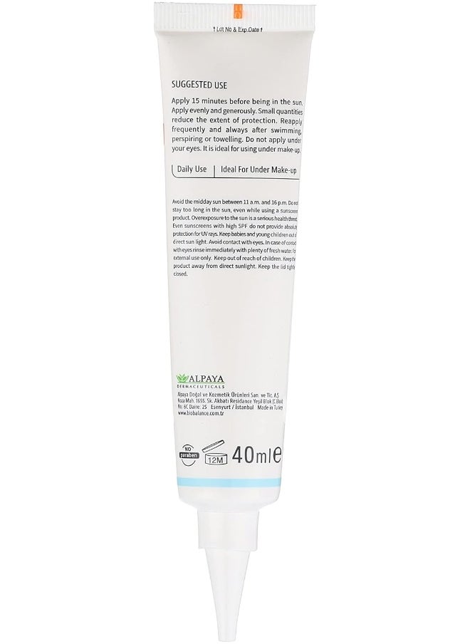 Bio Balance Aknsun Mattifying Face Aqua Fusion, 50 Spf, 40 Ml  - Image 2