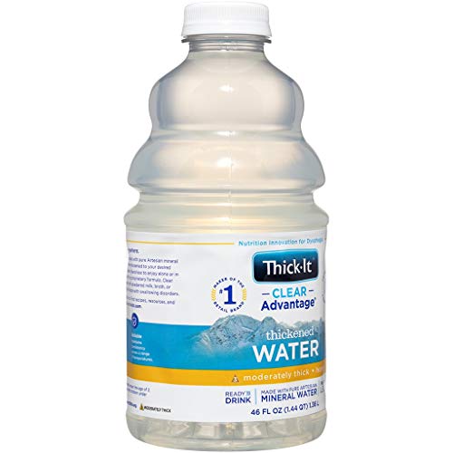 Thick-It Clear Advantage Moderately Thick Water, Honey Consistency, Ready-to-Drink, Digestible Swallowing Aid, Hydration on the Go, Convenient & Ready-to-Use, No Mixing Needed, 46 oz Bottle - Image 3
