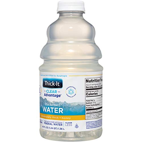 Thick-It Clear Advantage Moderately Thick Water, Honey Consistency, Ready-to-Drink, Digestible Swallowing Aid, Hydration on the Go, Convenient & Ready-to-Use, No Mixing Needed, 46 oz Bottle - Image 2