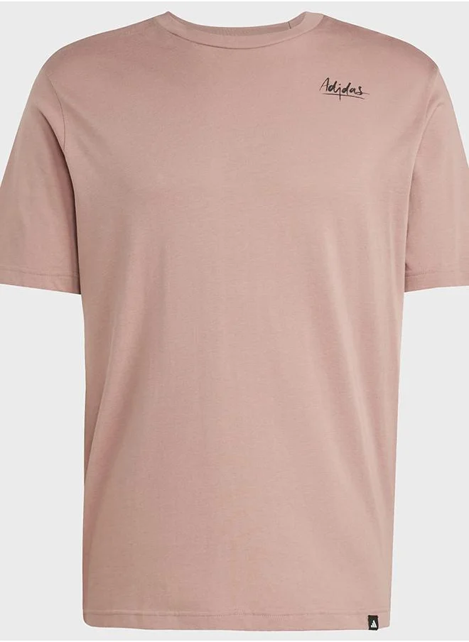 Adidas Lounge Still Life Bowl Graphic Tee