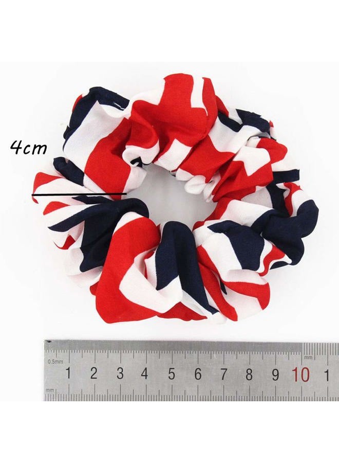 BinaryABC Patriotic 4th of July Hair Bands Hair Ties Ropes, Fourth of July National Day Decorations,3Pcs - Image 2