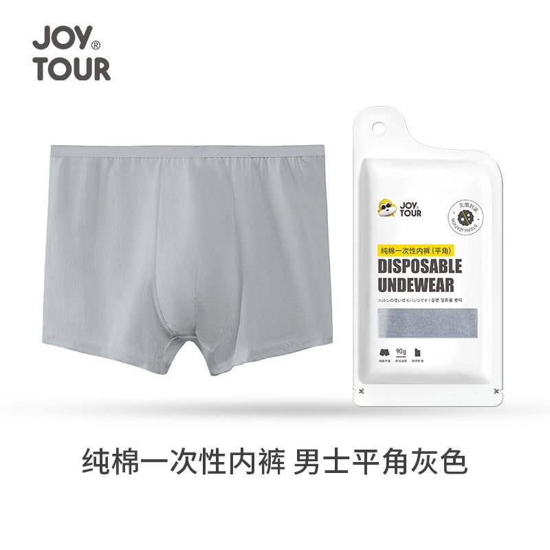 Generic Disposable Mens Boxer Briefs Travel Pack Gray 