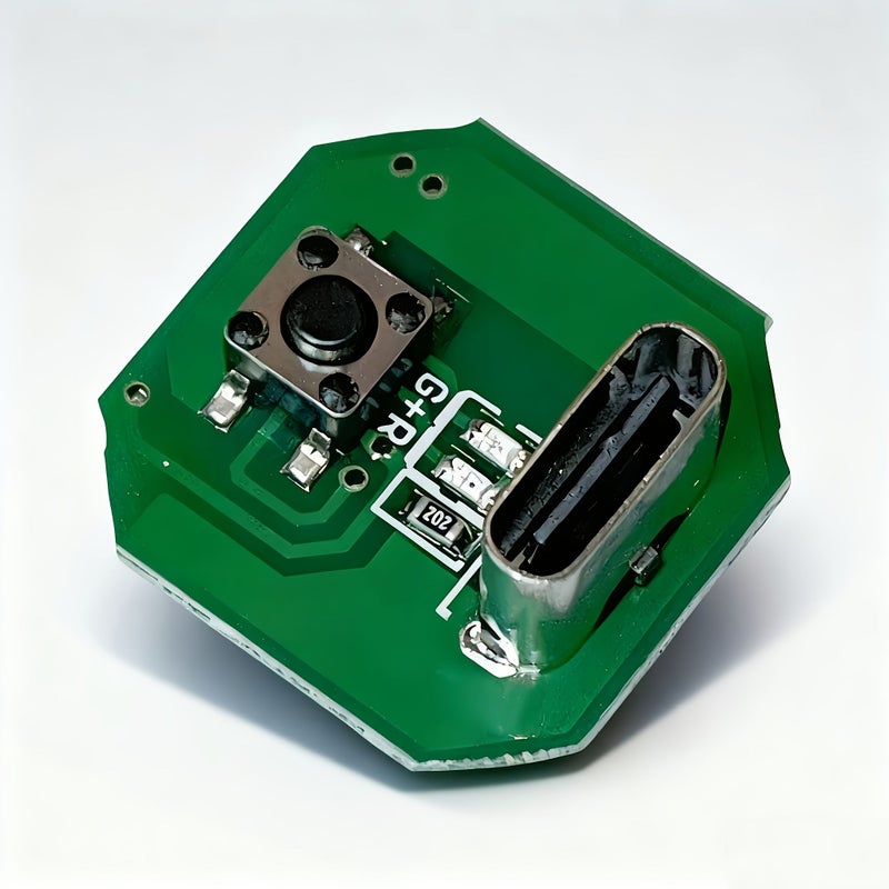 3Pc Green Type C Driver Board Integrated Charge Discharge Module For High Power Flashlight Repair - Image 1