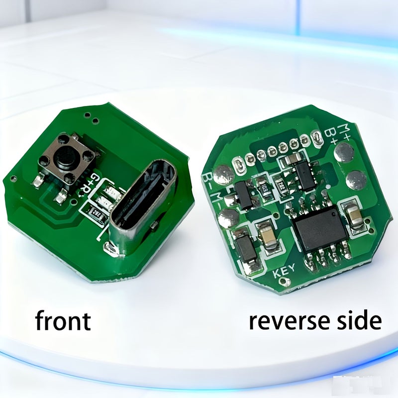 3Pc Green Type C Driver Board Integrated Charge Discharge Module For High Power Flashlight Repair - Image 5