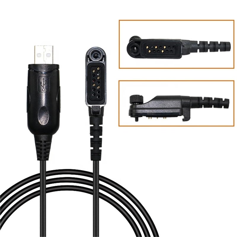 Black PC66 Programming Data Cable for Z1p Frequency Writing Line Intercom Accessories - Image 4
