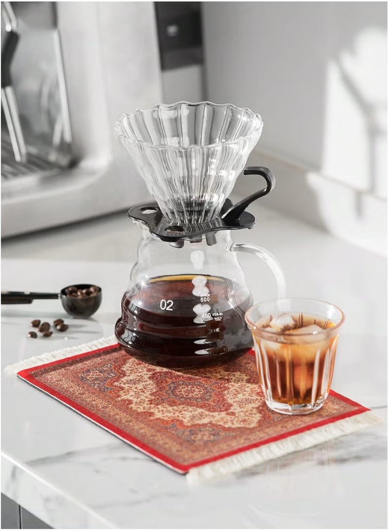 Sunspire Coffee Mat Coffee Cup Mat Coffee Mug MatTable Mat Mouse Pad Rubber Rectangle 26.5x18x0.5 cm - Image 2