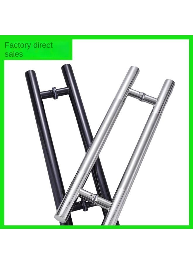 Bluejw 304 Stainless Steel Glass Door Handle Bathroom Door Large Hand Frameless Sliding Door Large Handle Medium Sand Handle In Stock  - Image 2
