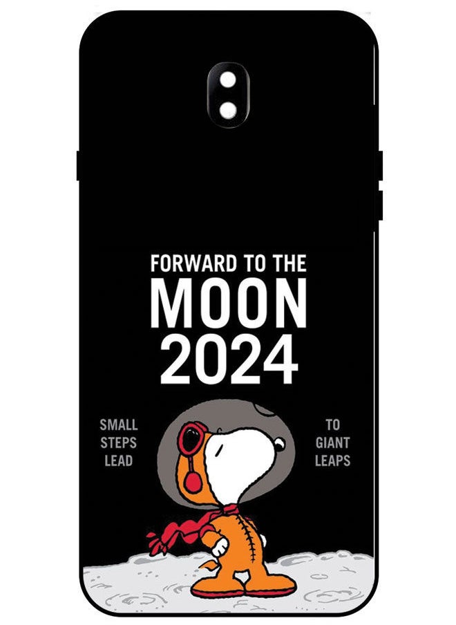 EYE CATCH - Protective Case Cover For Samsung Galaxy J7 2017 Smart Series Printed Protective Case Cover for Samsung Galaxy J7 2017 Forward To The Moon 2024 - Image 1