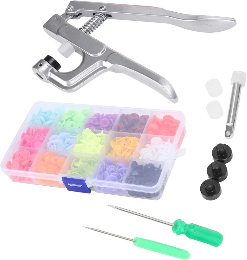 Zerodis Snap Fasteners Kit, T3 T5 T8 Tools, Perfect for Clothing, Towels, and DIY Projects - Image 1