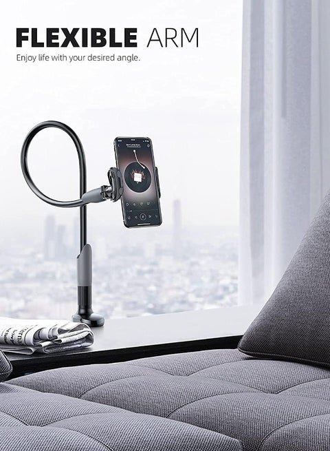 Generic Phone Holder Bed Gooseneck Mount, Cell Phone Clamp Clip