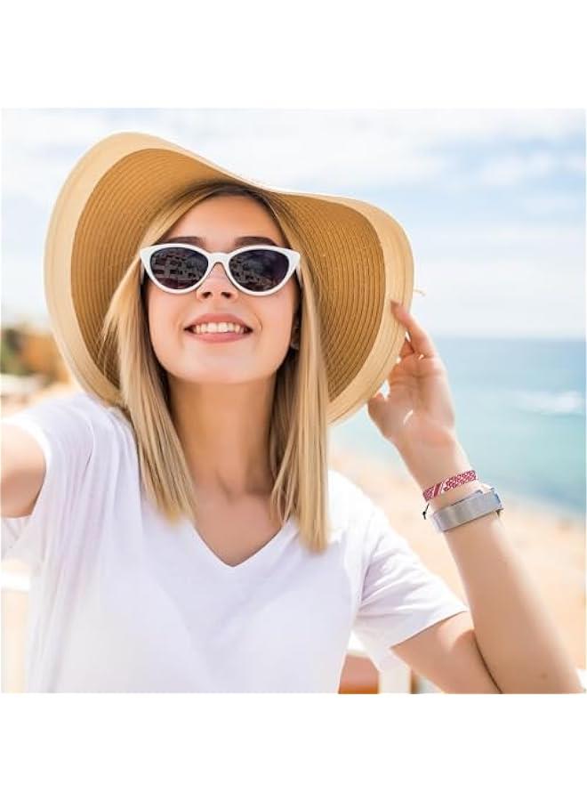 Arabest Palestinian Keffiyeh Bracelet - Free Palestine Woven Fabric Bracelet for Women and Men - Adjustable String Wrap Bracelet Jewelry, Set of 4, Medium - Image 3