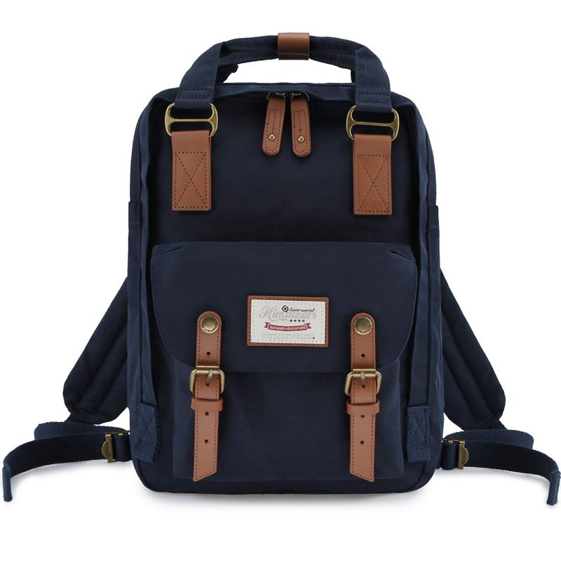 Himawari Backpack/Travel Backpack for Women 14.9" College Vintage Waterproof Bag ， Work Backpack for 14inch Laptop (HIM-28#Dark blue) - Image 5
